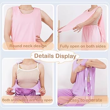 AUSTYLCO Post Shoulder Surgery Shirt,Breast Recovery Tank
